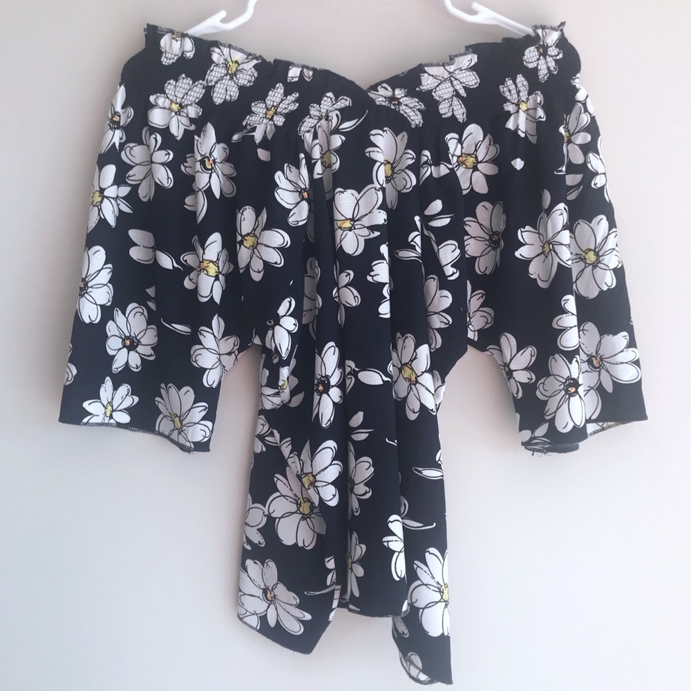 Floral Off The Shoulder Top